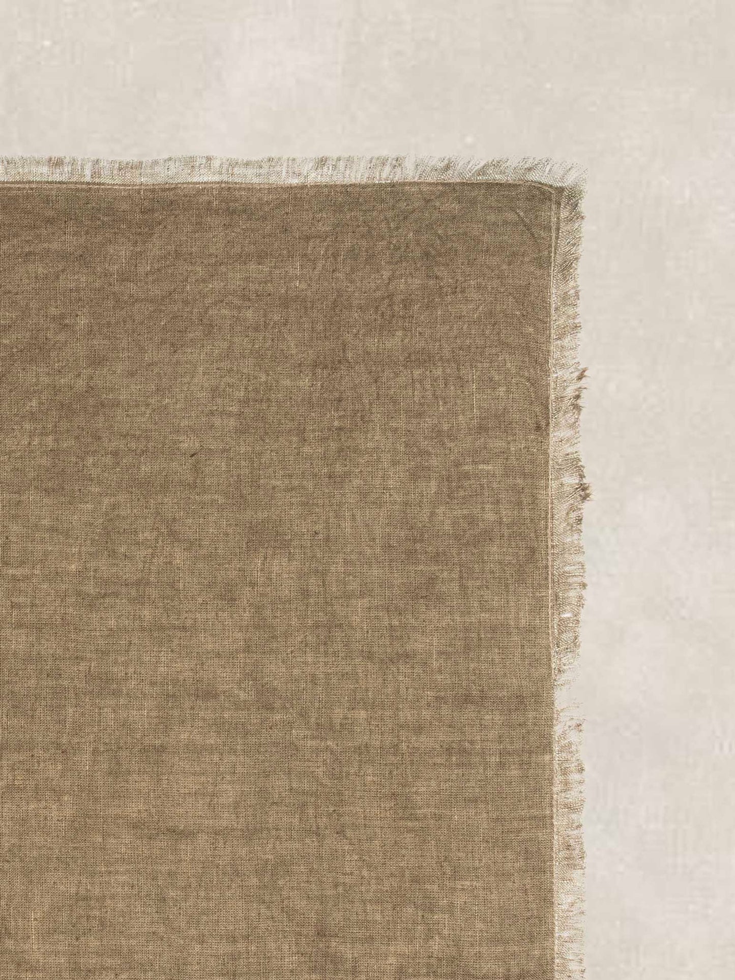 Solid Dyed Napkin with 0.5 inch Fray all Sides