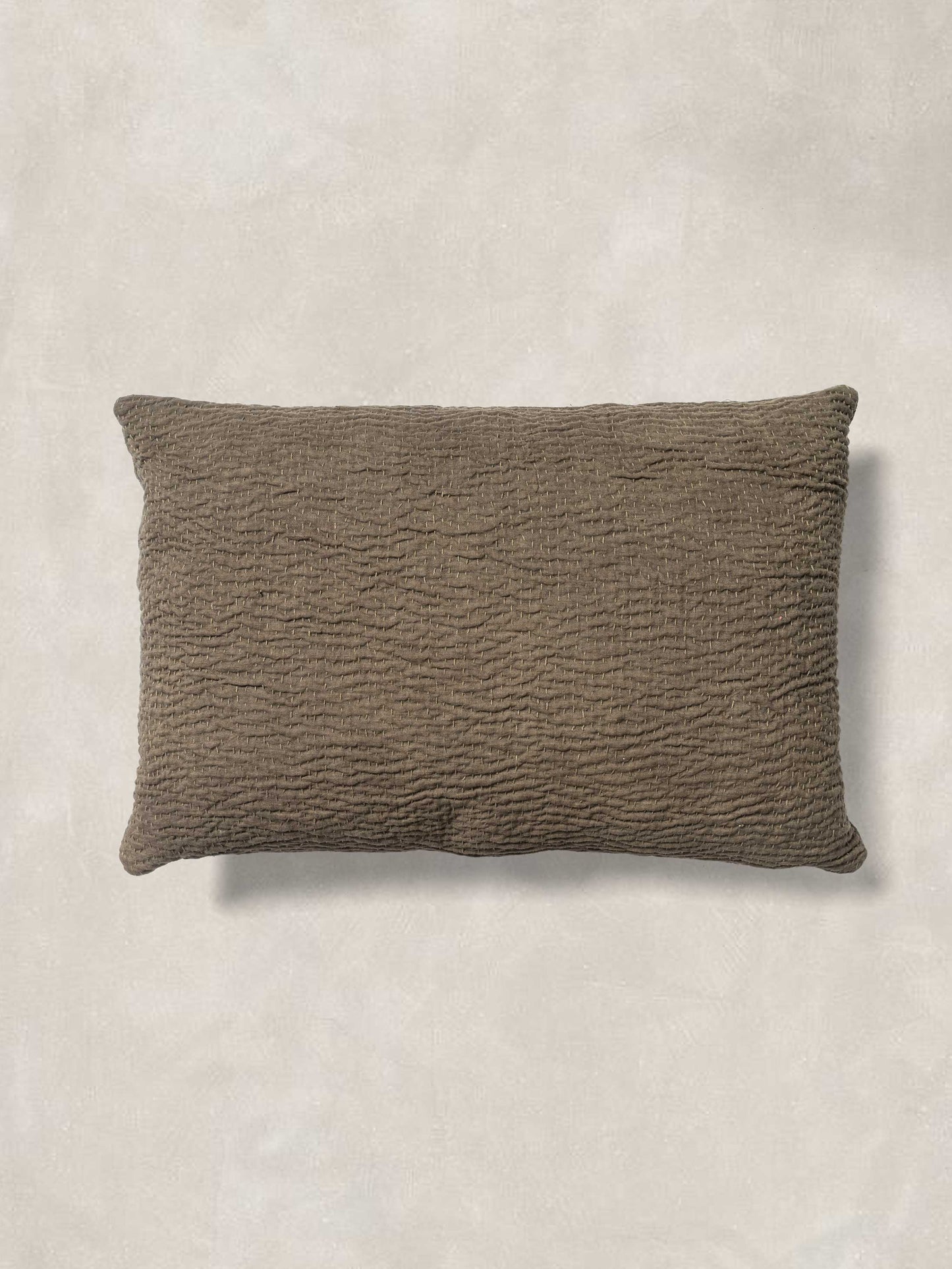 Multilayer Kantha Cushion Cover - 3 Layer