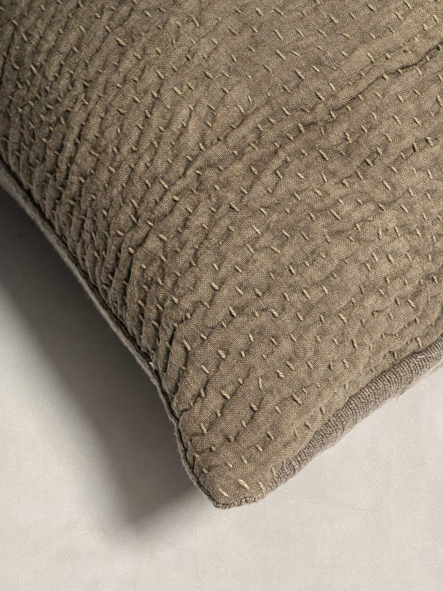 Multilayer Kantha Cushion Cover - 3 Layer
