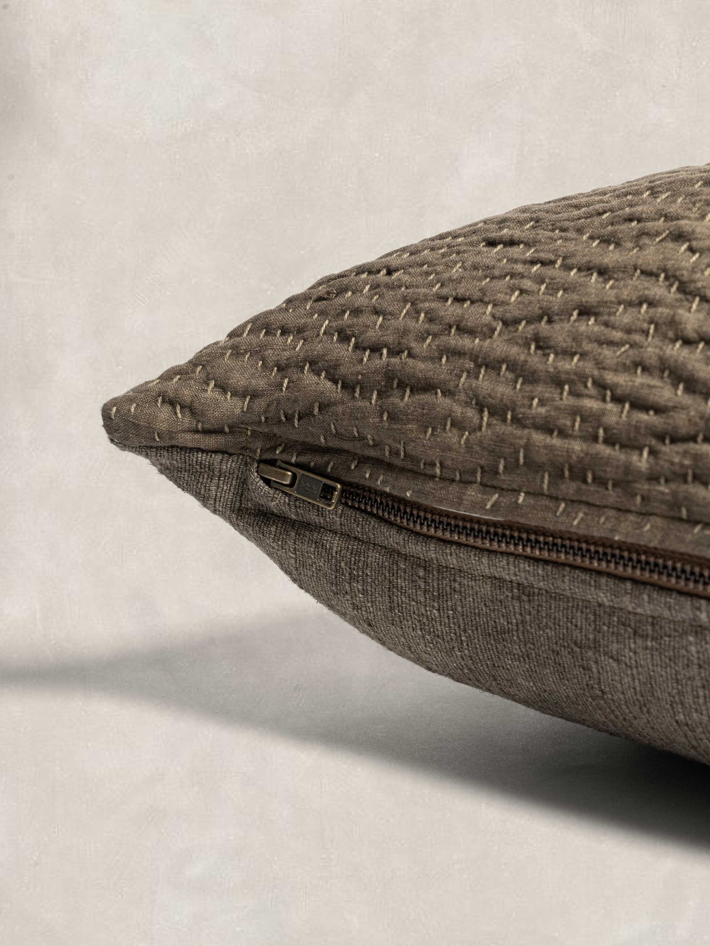 Multilayer Kantha Cushion Cover - 3 Layer