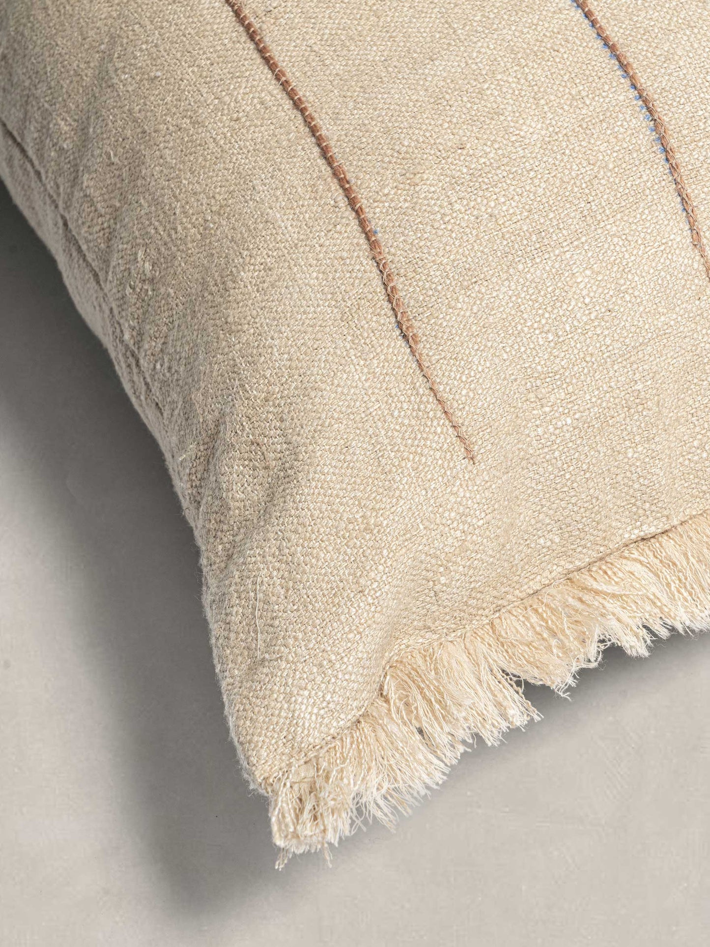 Solid Dyed & Embroidered Cushion Cover
