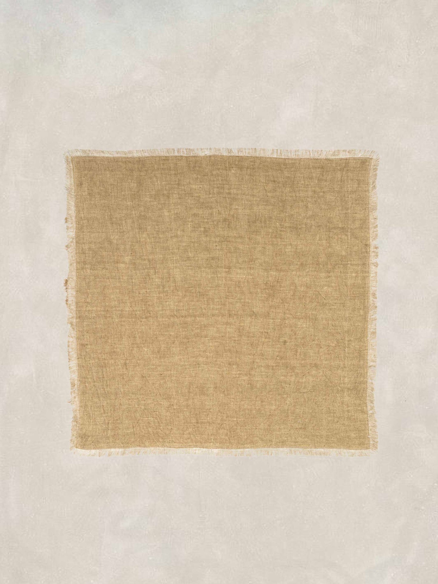 Solid Dyed Napkin with 0.5 inch Fray all Sides