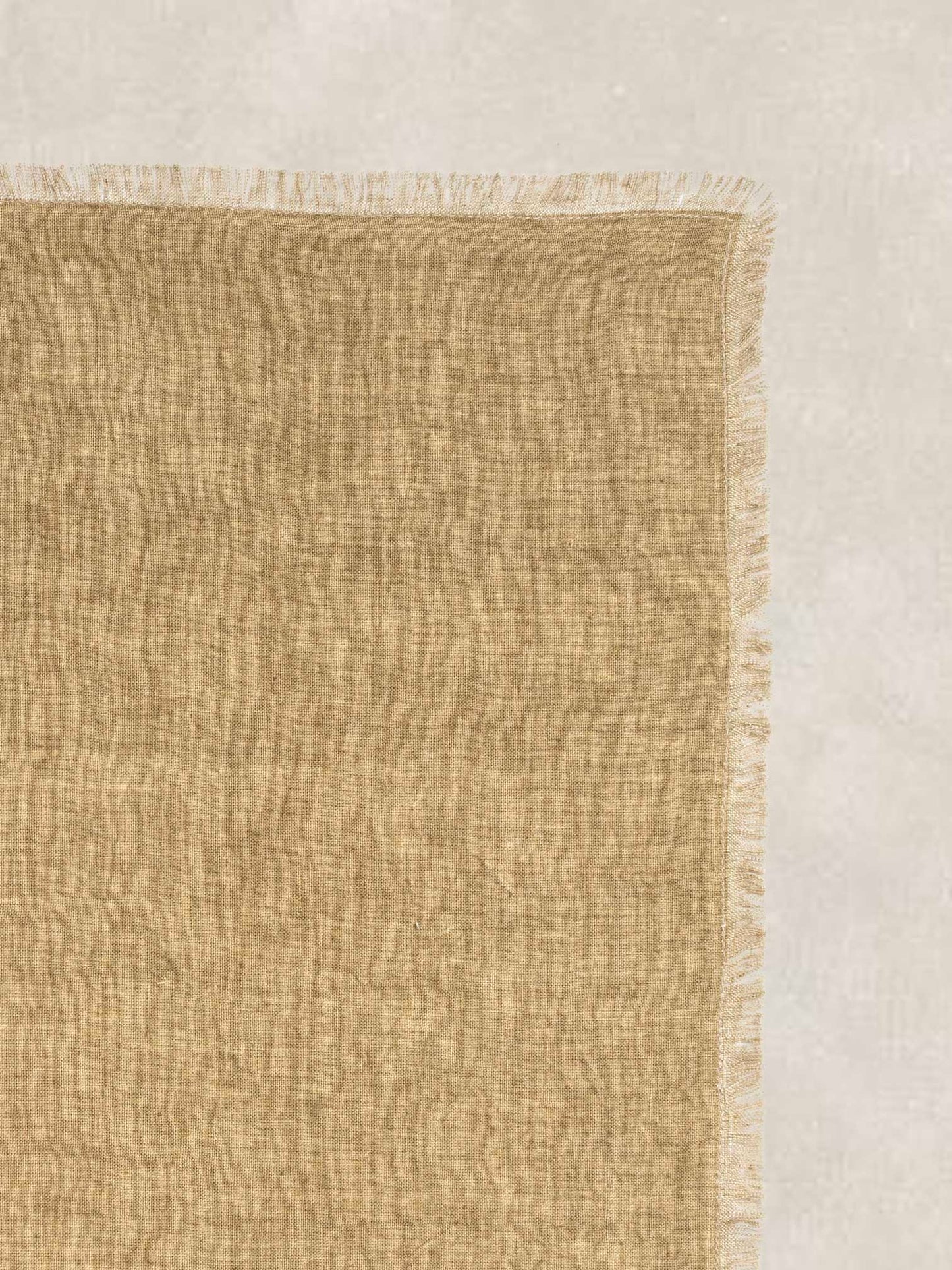 Solid Dyed Napkin with 0.5 inch Fray all Sides