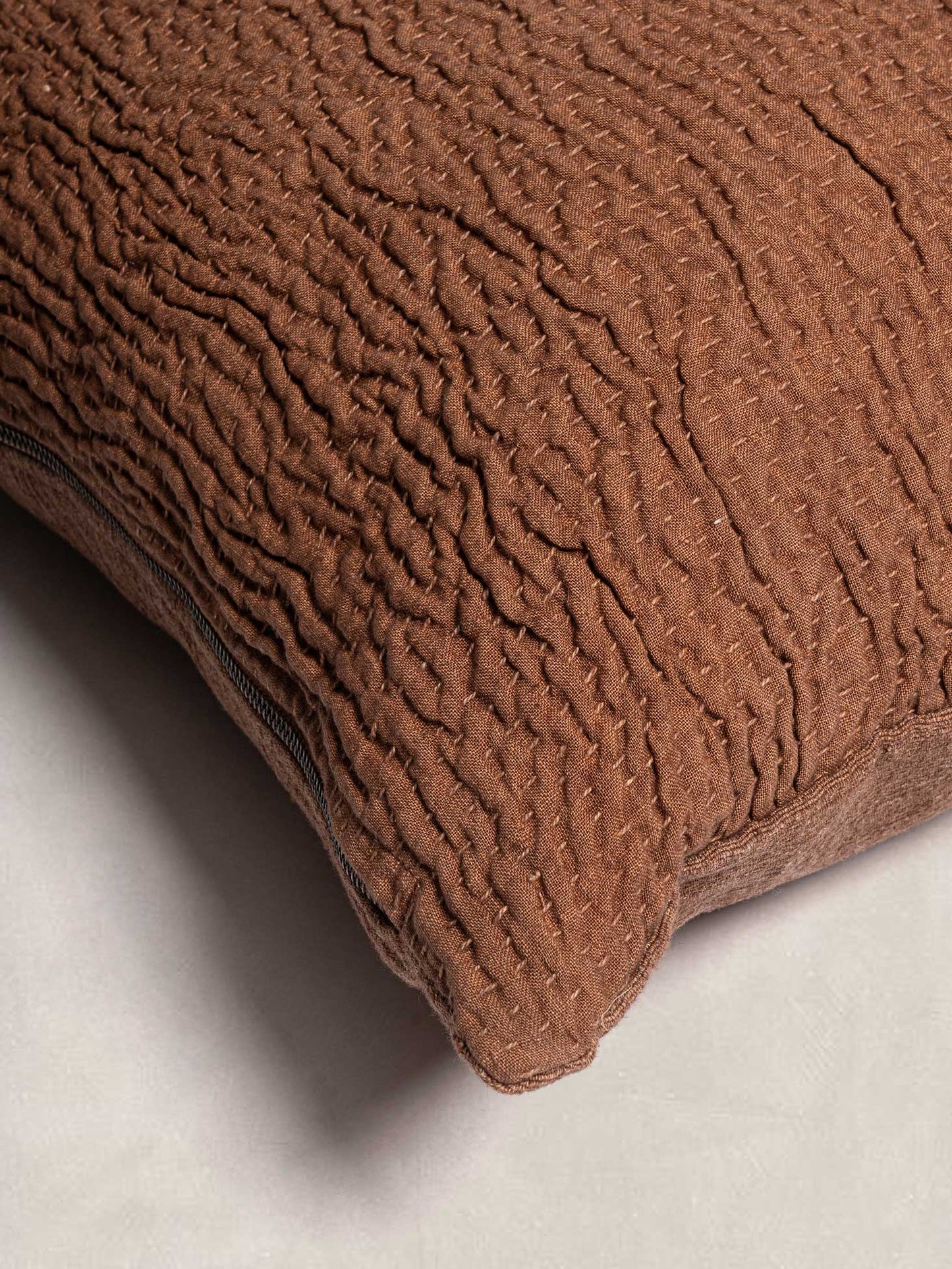 Multilayer Kantha Cushion Cover - 3 Layer