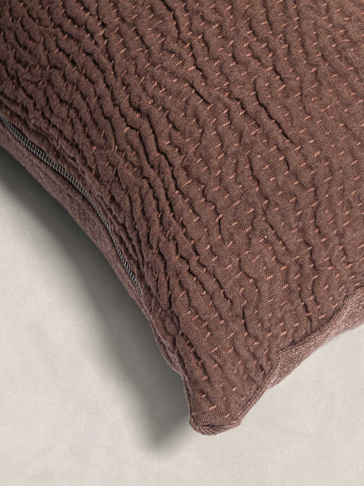 Multilayer Kantha Cushion Cover - 3 Layer
