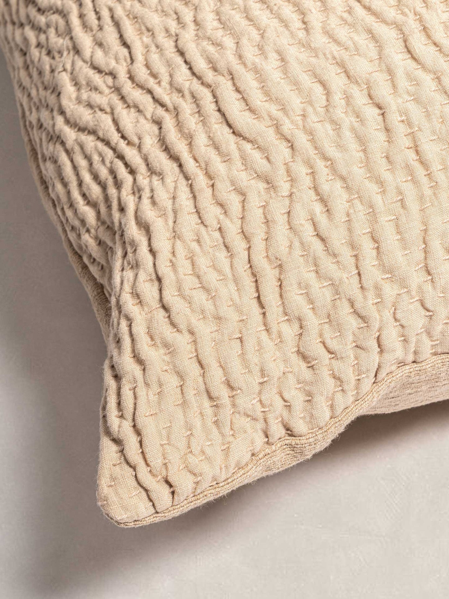 Multilayer Kantha Cushion Cover - 3 Layer