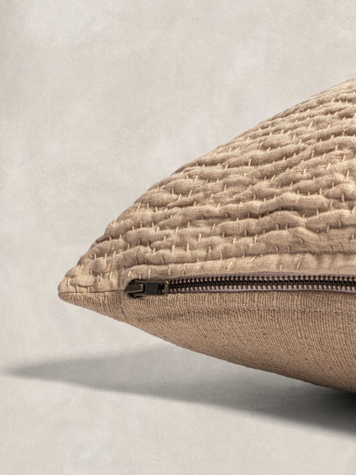 Multilayer Kantha Cushion Cover - 3 Layer