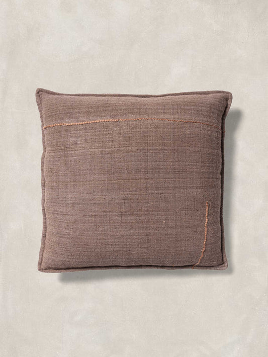 Solid Dyed & Embroidered Cushion Cover